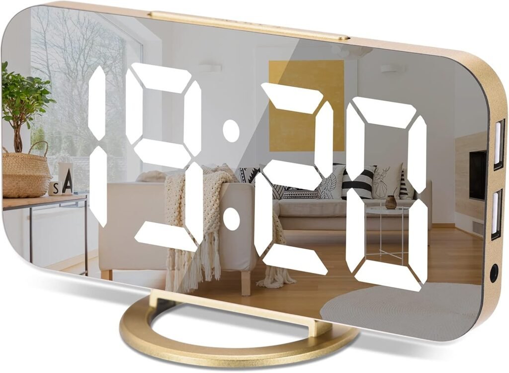 Horloge miroir